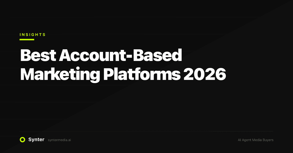 Best Account-Based Marketing Platforms 2026