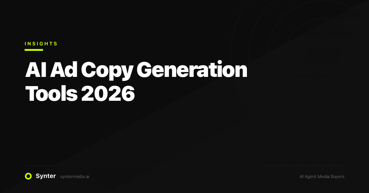 AI Ad Copy Generation Tools 2026