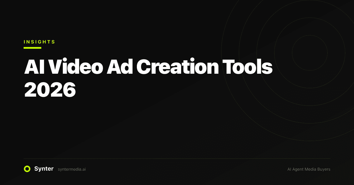 AI Video Ad Creation Tools 2026