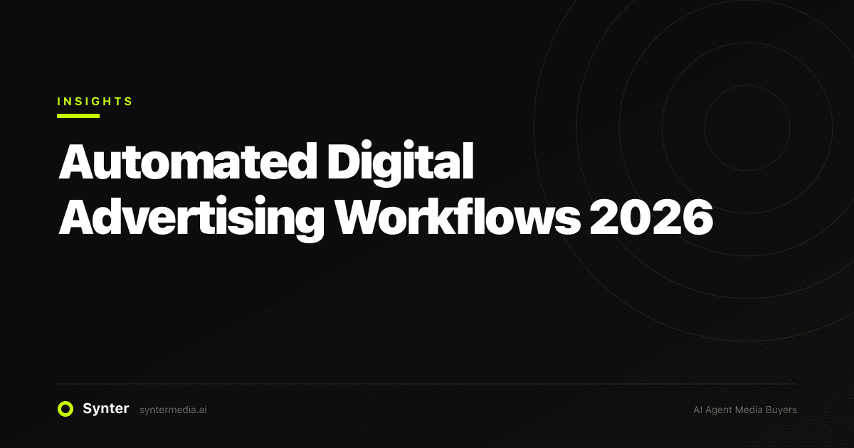 Automated Digital Advertising Workflows 2026