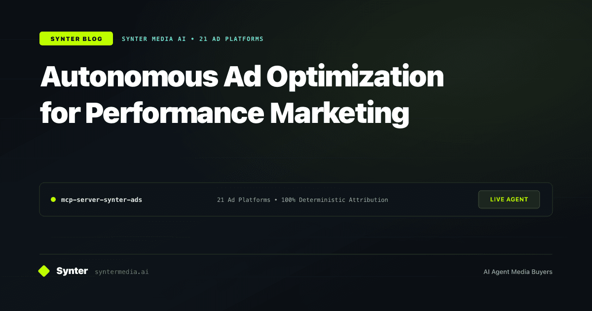 Autonomous Ad Optimization for Performance Marketing