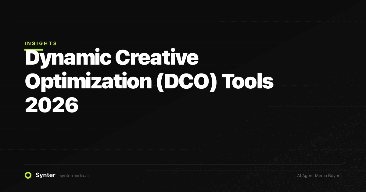 Dynamic Creative Optimization (DCO) Tools 2026