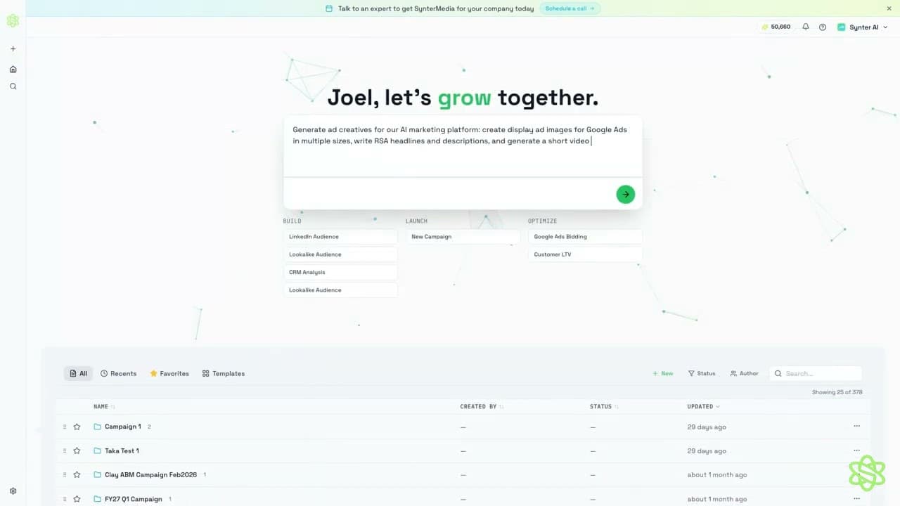 SynterMedia.AI — Product Demo