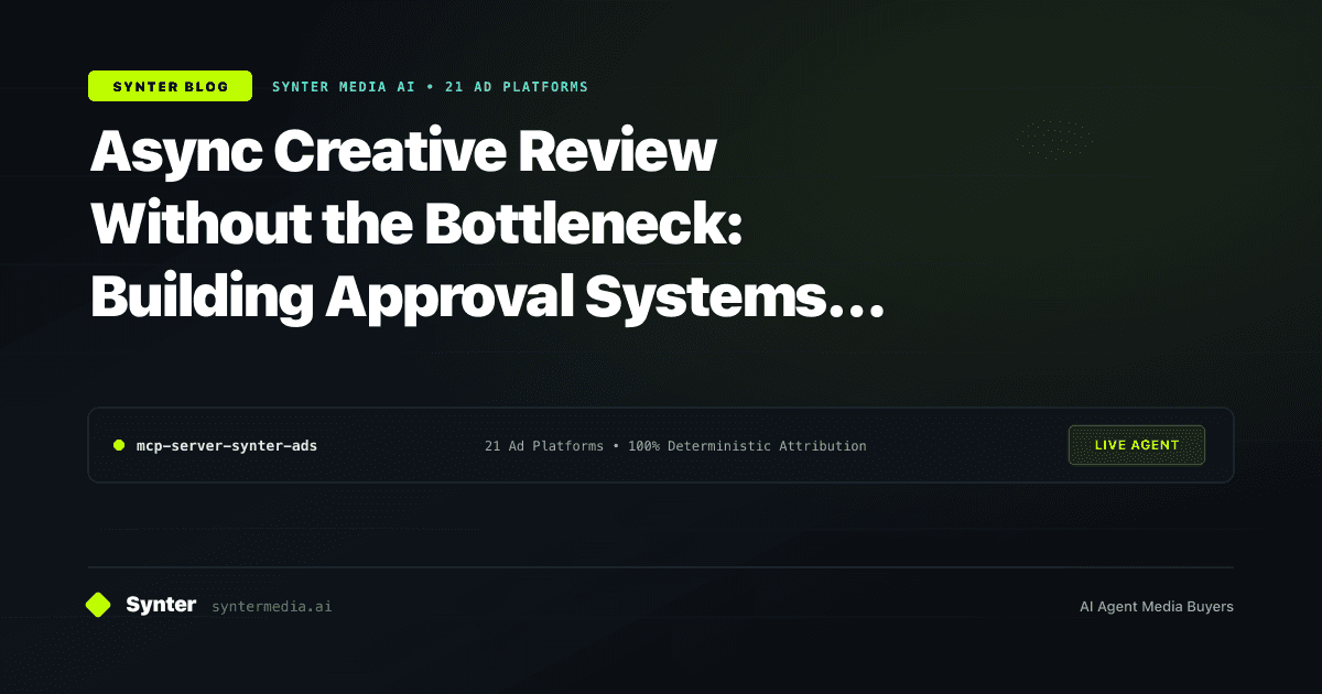 Async Creative Review Without the Bottleneck: Building Approval Systems for Speed