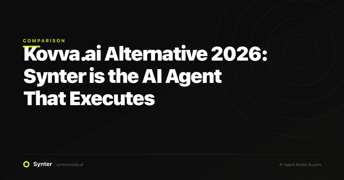 Kovva.ai Alternative 2026: Synter is the AI Agent That Executes