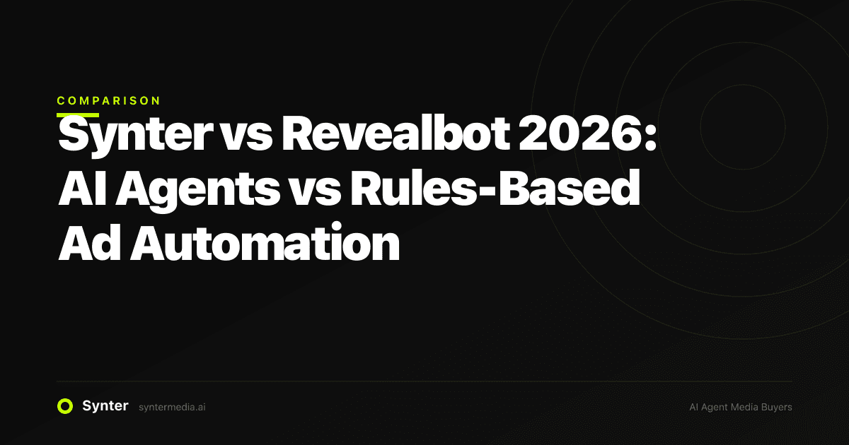 Synter vs Revealbot 2026: AI Agents vs Rules-Based Ad Automation