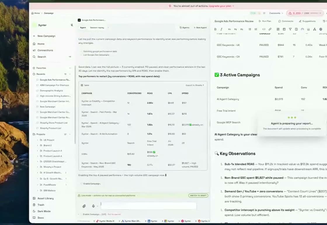 Synter Campaign and Agent Execution Layer