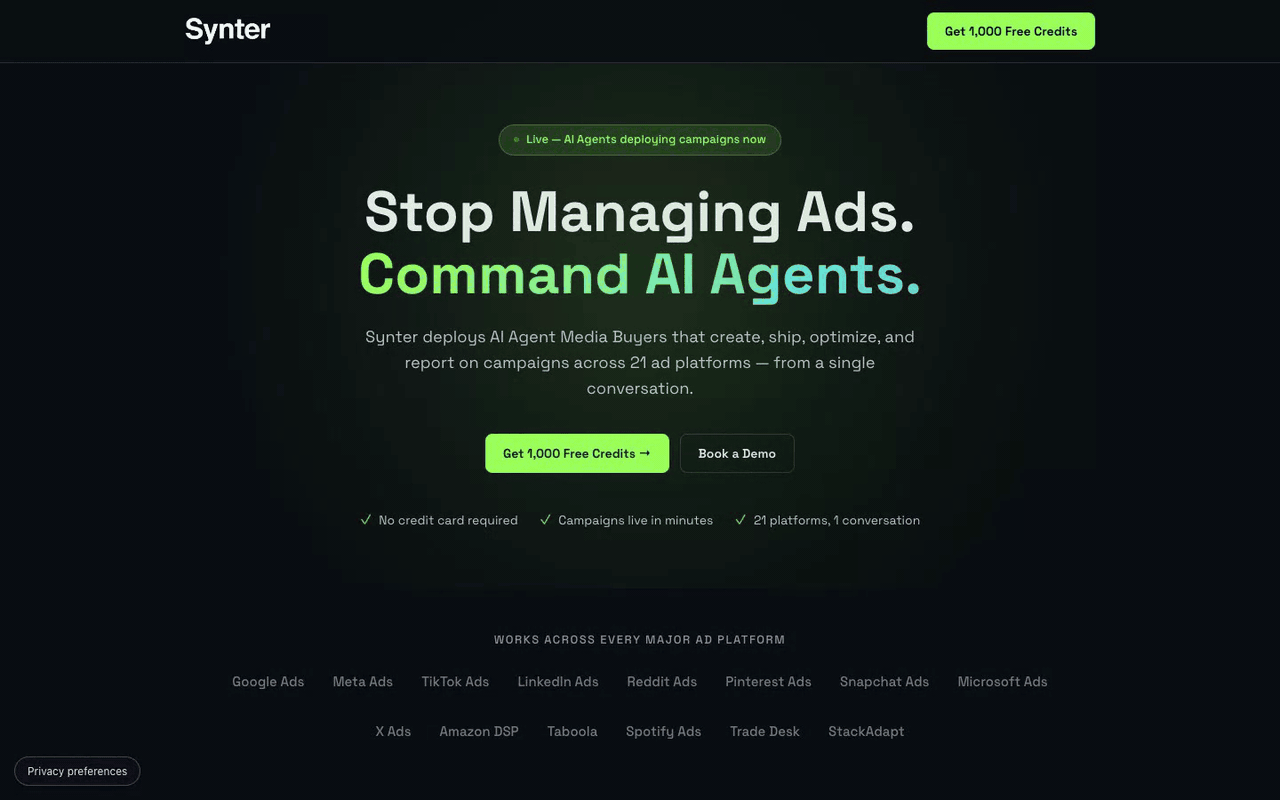 Landing Pages